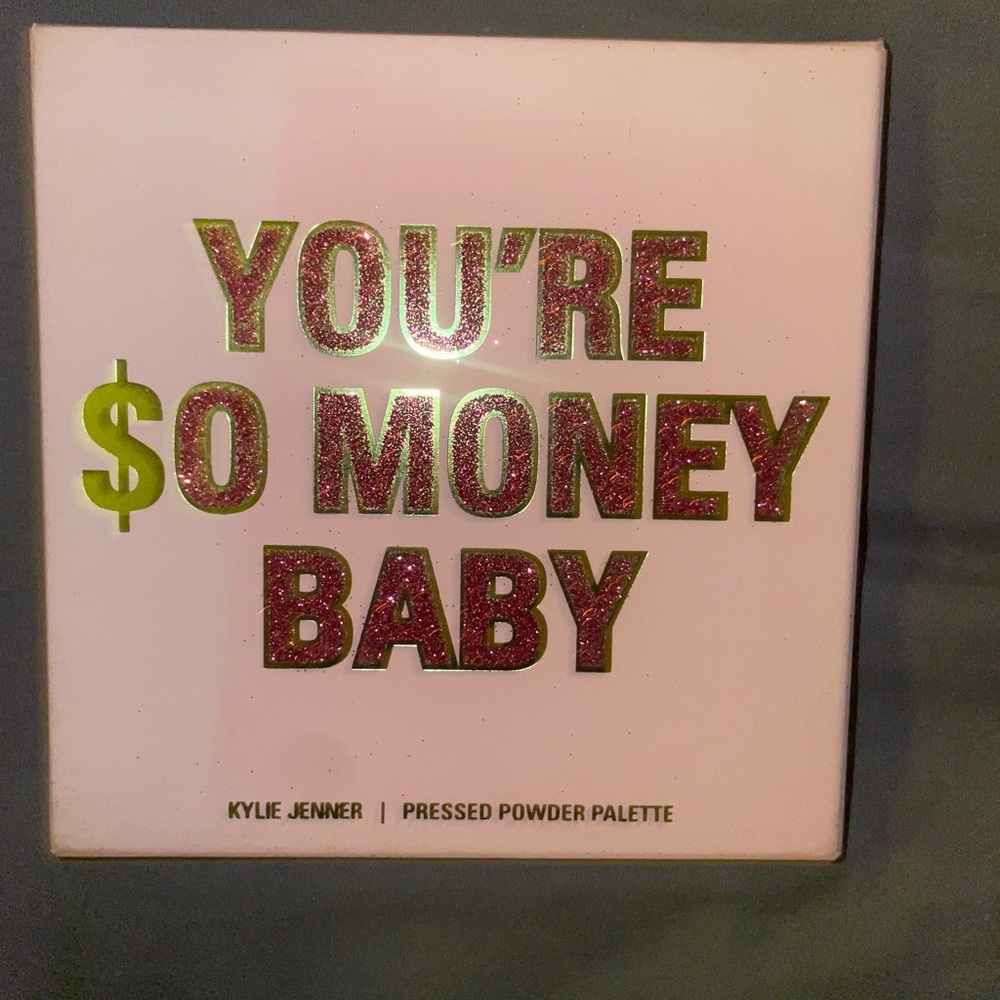 Kylie Cosmetics Glittery Pink and Gold Eyeshadow Palette